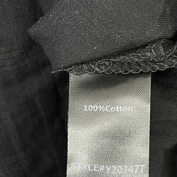 Tuckernuck Pomander Place Size XS Black Carolina Caftan Maxi Dress Cotton Midi - Picture 8 of 8